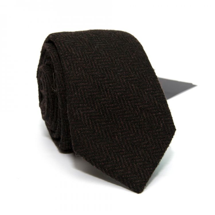 

Галстук Zara Черно-Коричневый В Елку Gzr-1345