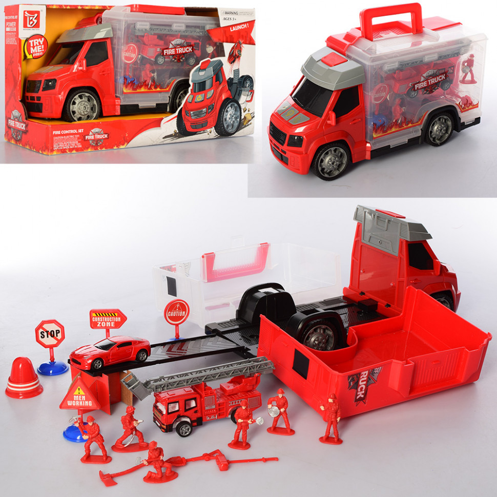 

Гараж BOSHENGLONG TOYS красный 289-6