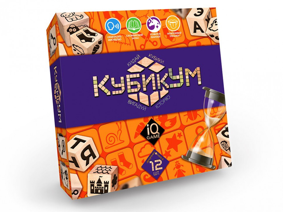 

Развлекательная игра Danko Toys "КубикУм" укр G-KU-01U