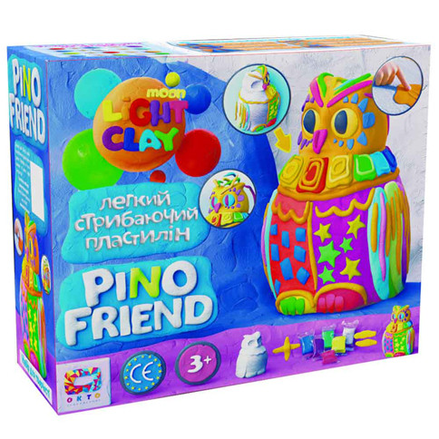 

Набор легкого прыгающего пластилина ОКТО Moon Light Clay Pino Friend Пуффи(9) 70034