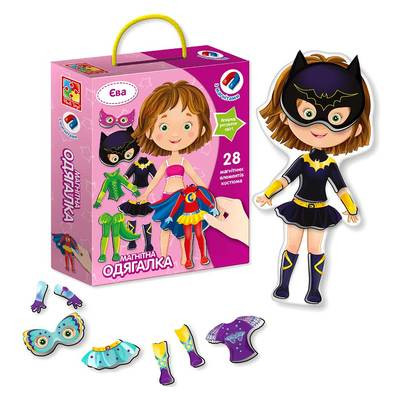 

Магнитная одевашка Vladi Toys "Ева" (укр) VT3702-08