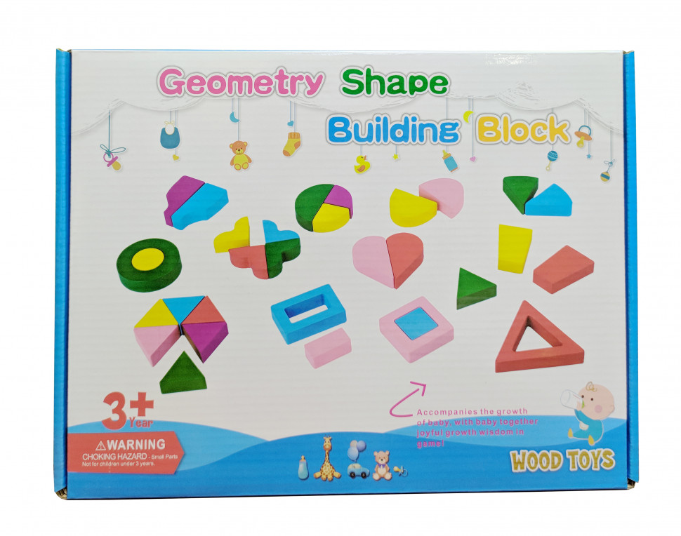 

Деревянная игрушка Wood Toys Геометрика MD 2329D