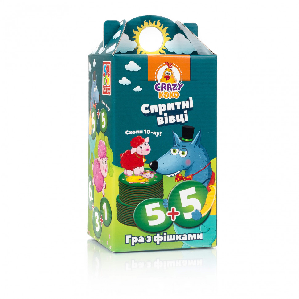 

Crazy Koko Vladi Toys Шустрые овцы. Хватай 10-ку! VT8033-03 укр