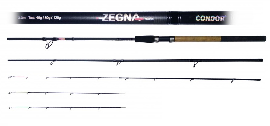 

Удилище фидерное Condor Zegna Feeder 3.6м 120г (ZF-120-360)