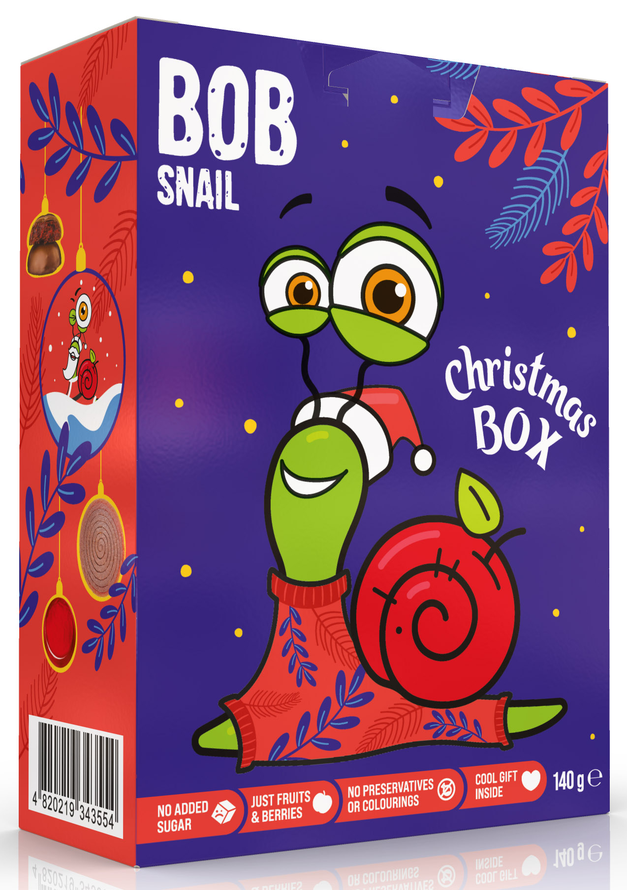 Набор Bob Snail Рождественский бокс с игрушкой 140 г (4820219347064) –  купить в Украине - ROZETKA. Цены на Набор Bob Snail Рождественский бокс с  игрушкой 140 г (4820219347064) в Киеве, Харькове, Днепре,