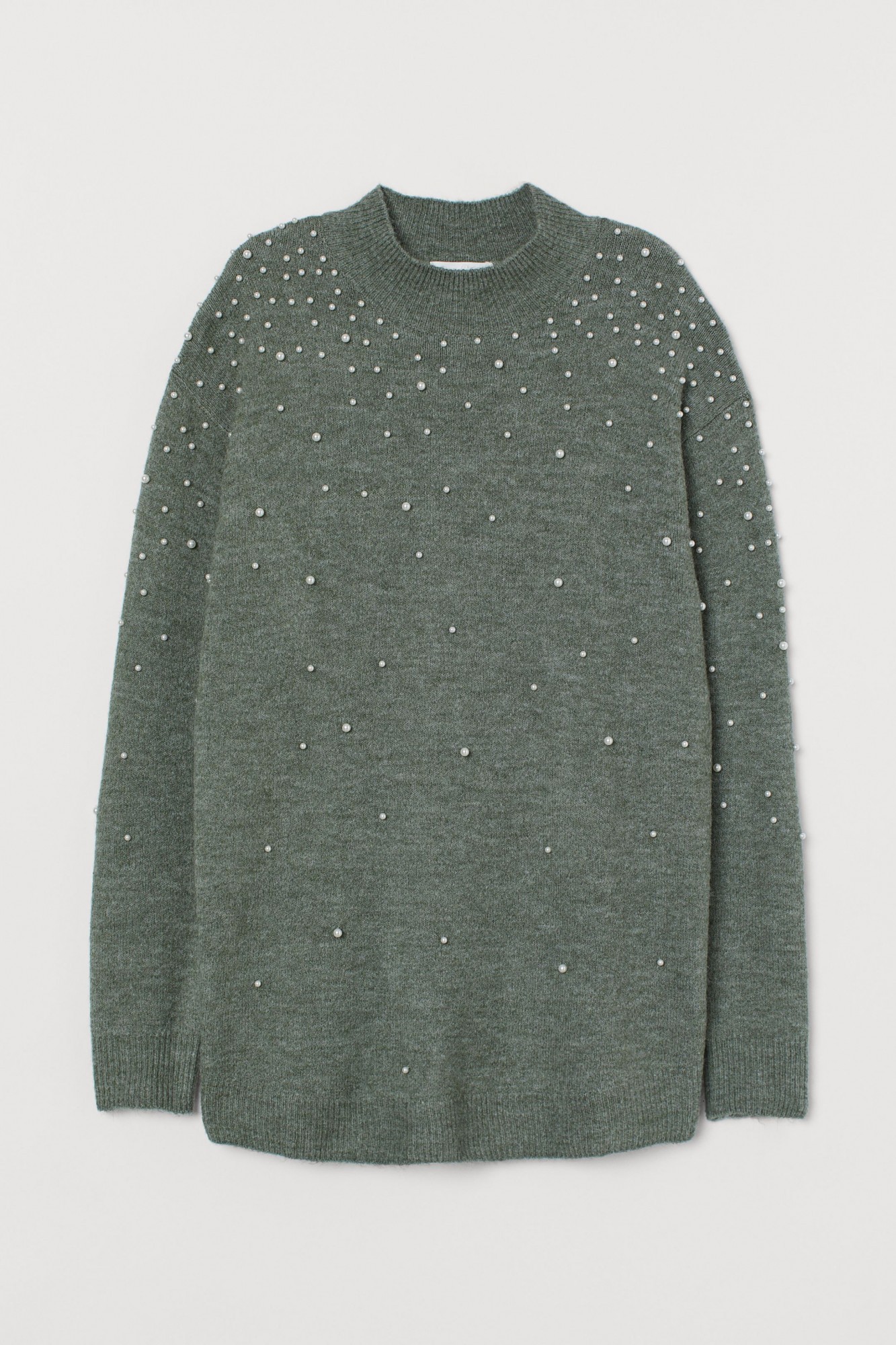 

Джемпер H&M XL хаки меланж 8317360wt