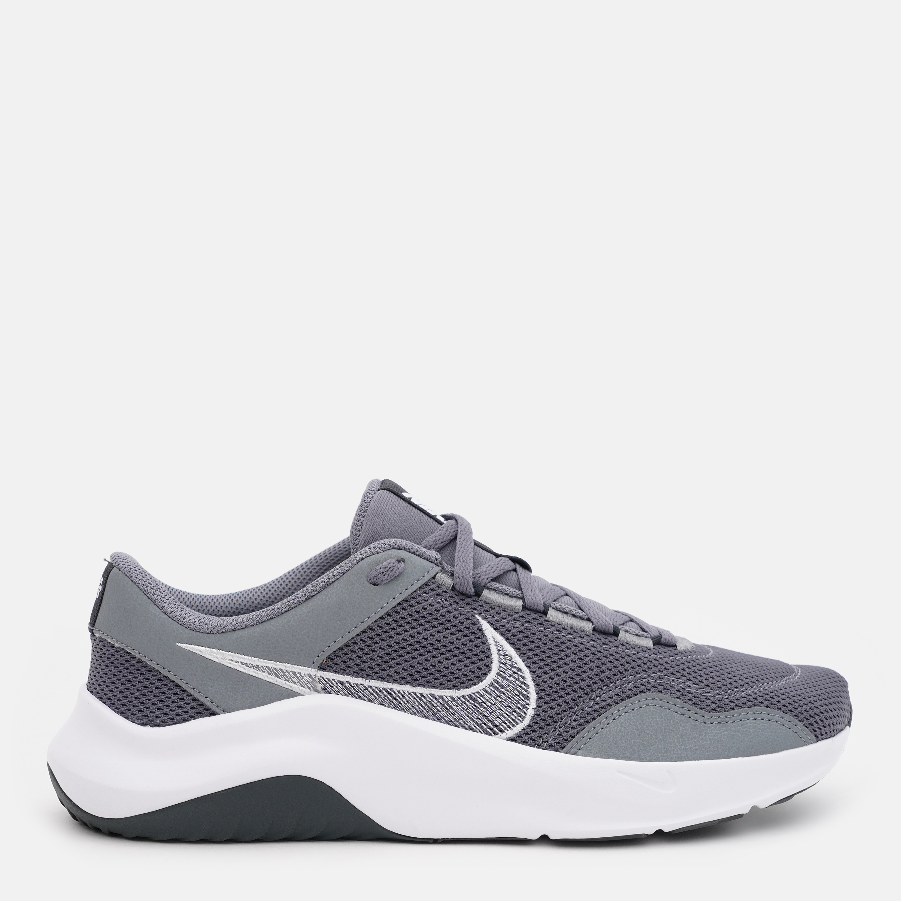 Акція на Чоловічі кросівки для залу Nike Legend Essential 3 Nn DM1120-002 47.5 (13US) 31 см Smoke Grey/White-Dk Smoke Grey від Rozetka