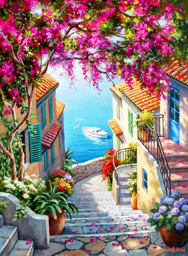 

Пазлы "Лестница к морю", 1000 Элементов