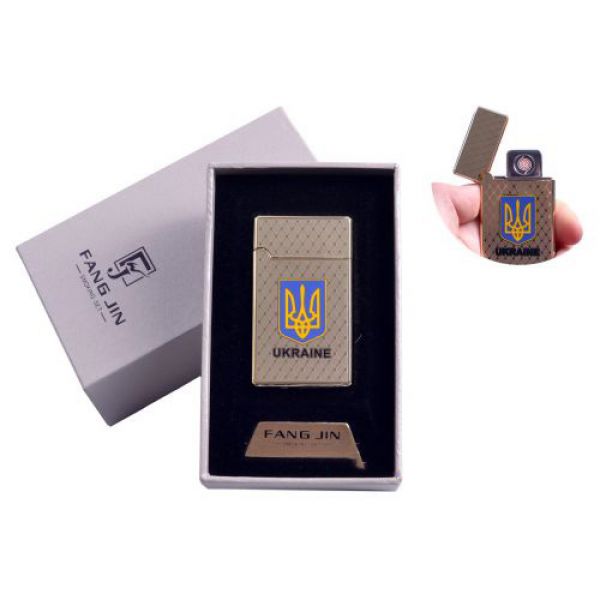 

Электрическая USB Зажигалка, Герб Украины Type A, Подарочная