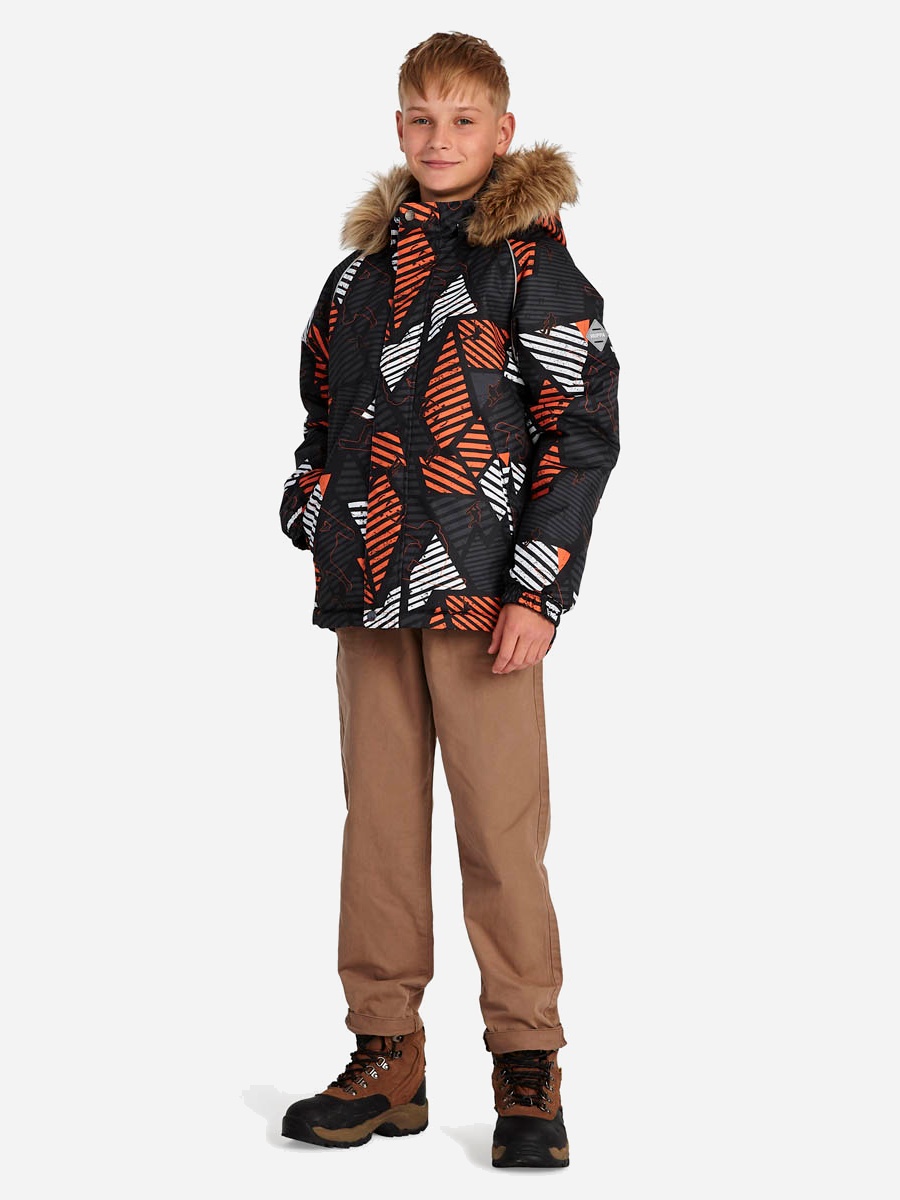 Акція на Дитяча зимова куртка для хлопчика Huppa Marinel 17200030-32509 104 см від Rozetka