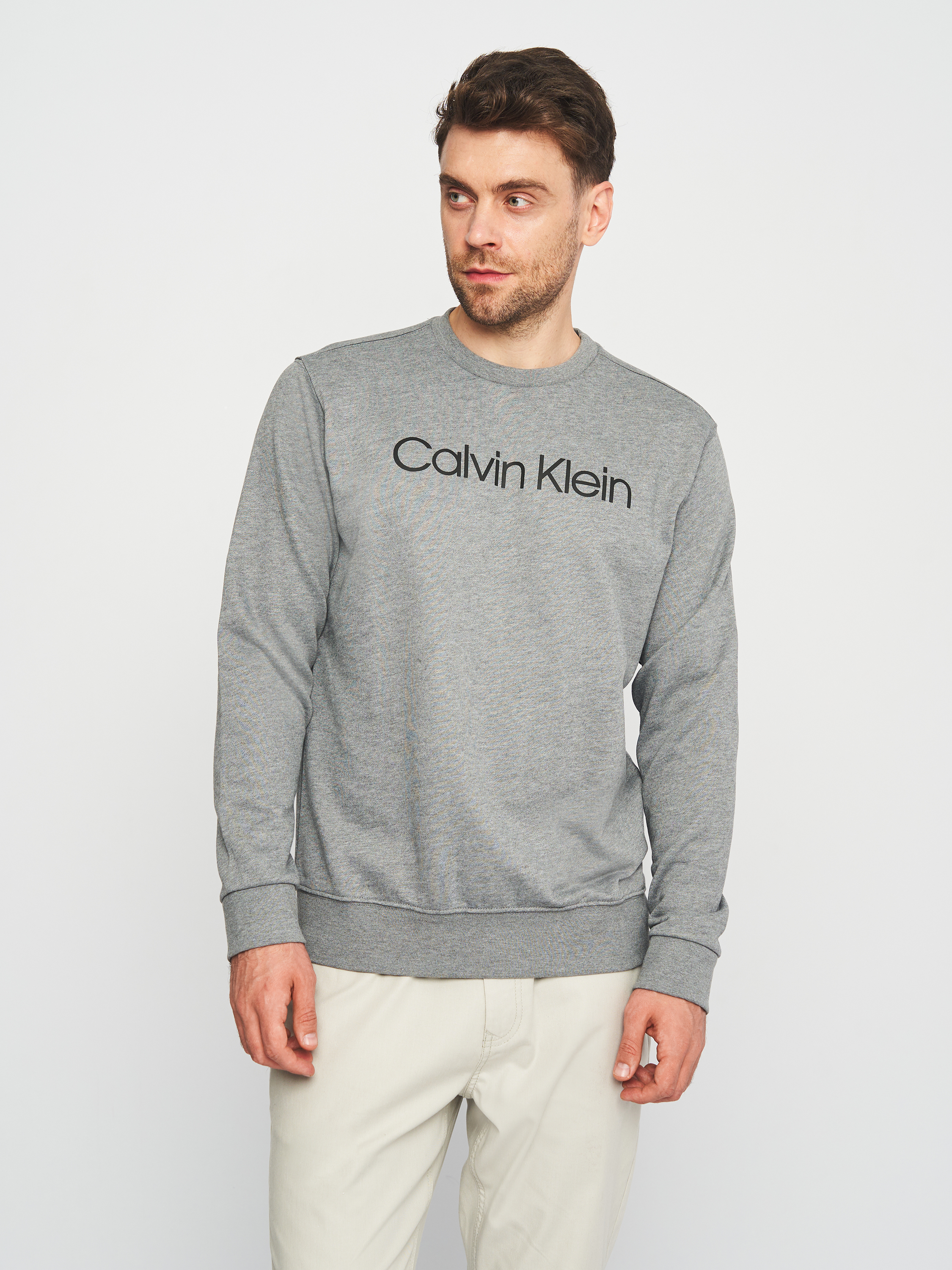Акція на Світшот Calvin Klein Jeans 11193.2 S Сірий від Rozetka