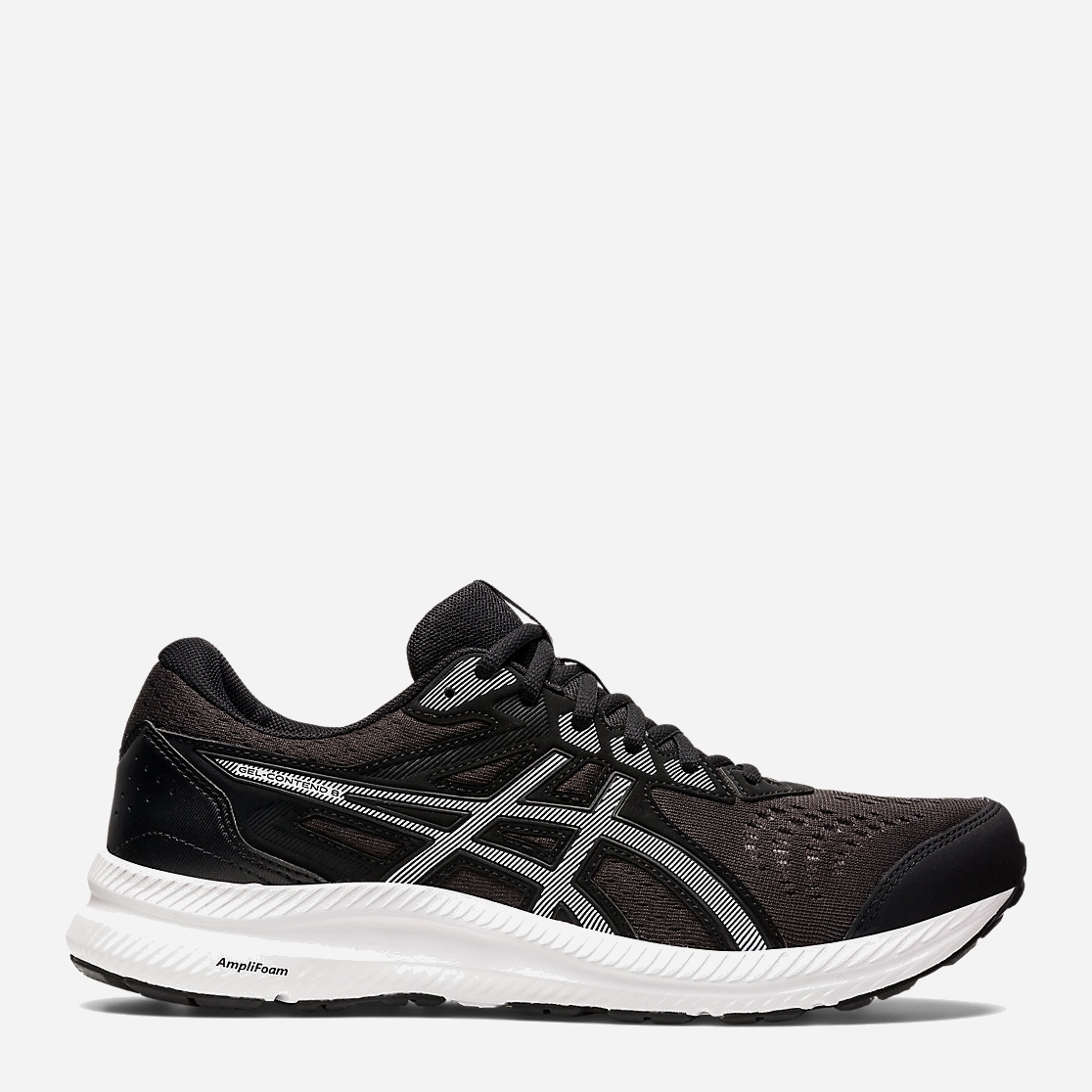 Акція на Чоловічі кросівки для бігу ASICS Gel-Contend 8 1011B492-002 41. 5 (8US) 26 см Чорний/Білий від Rozetka