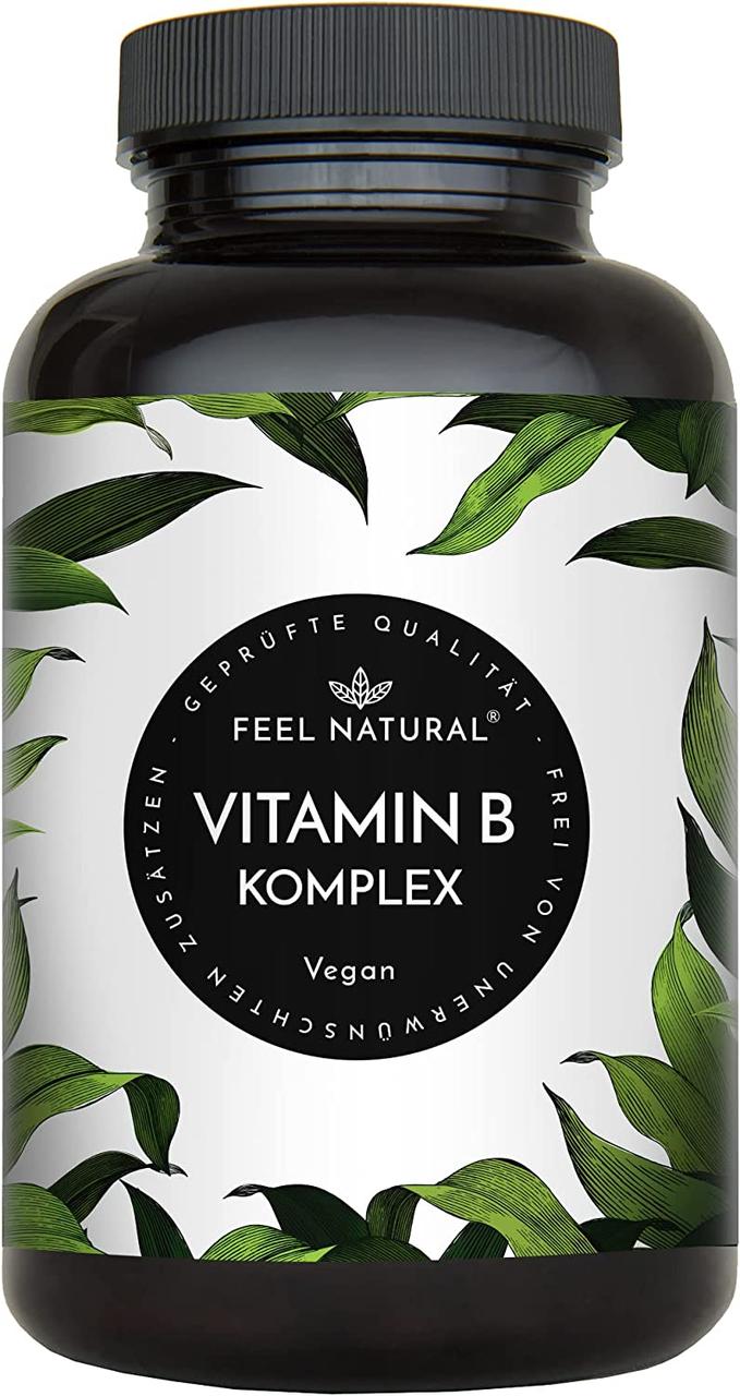 Комплекс витамина B - 500 мкг Feel Natural - 180 капсул – фото, отзывы ...