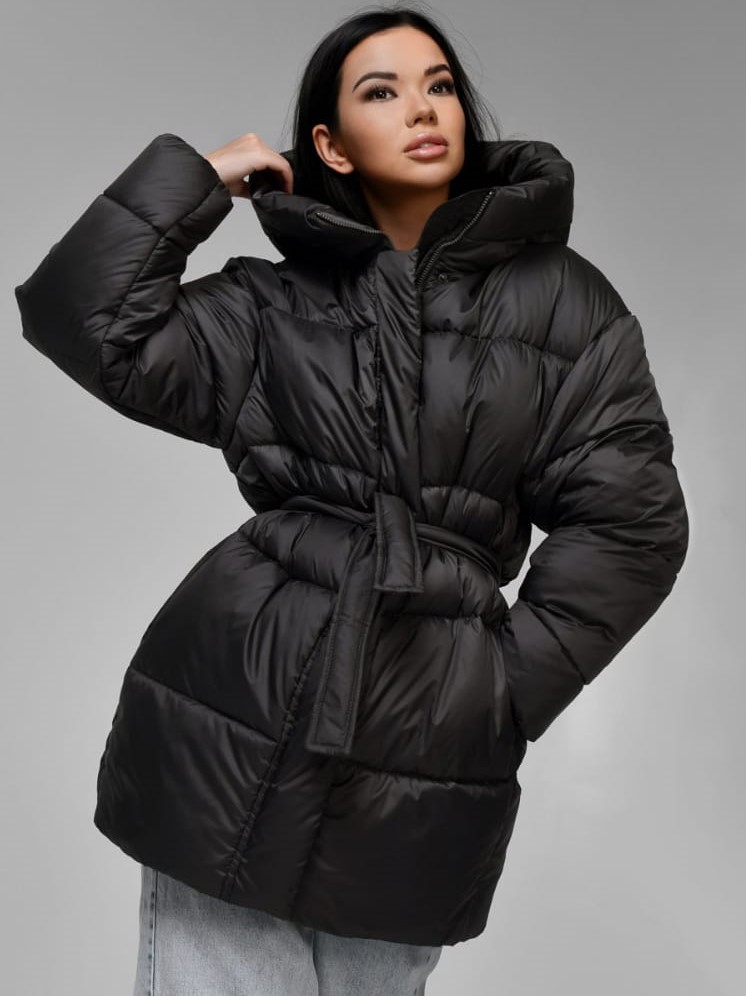 Пуховик зимний женский X-Woyz LS-8916-29 46 Графитовый (XW2000002494447 ...