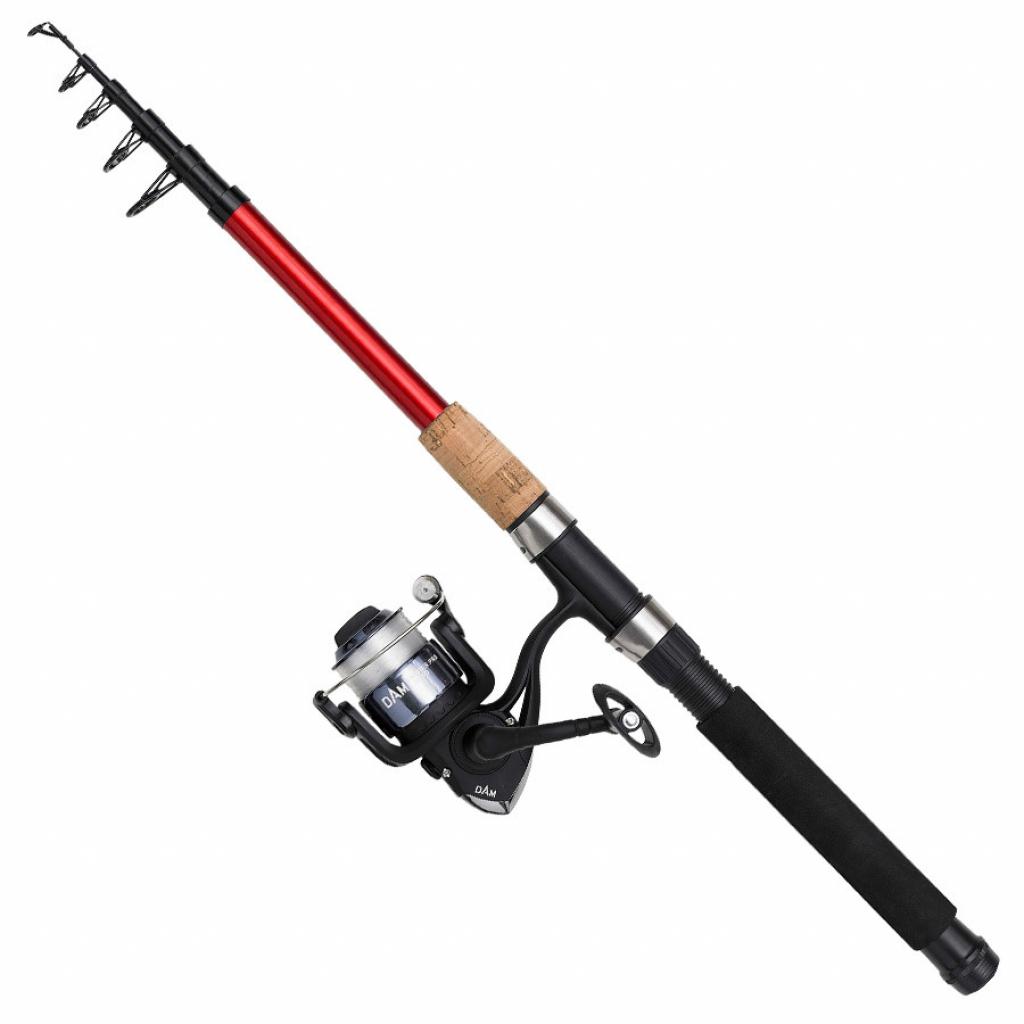 

Удилище DAM Набор Fighter Pro Combo T-Spin телескоп 2.40м + катушка FD30 (57004)