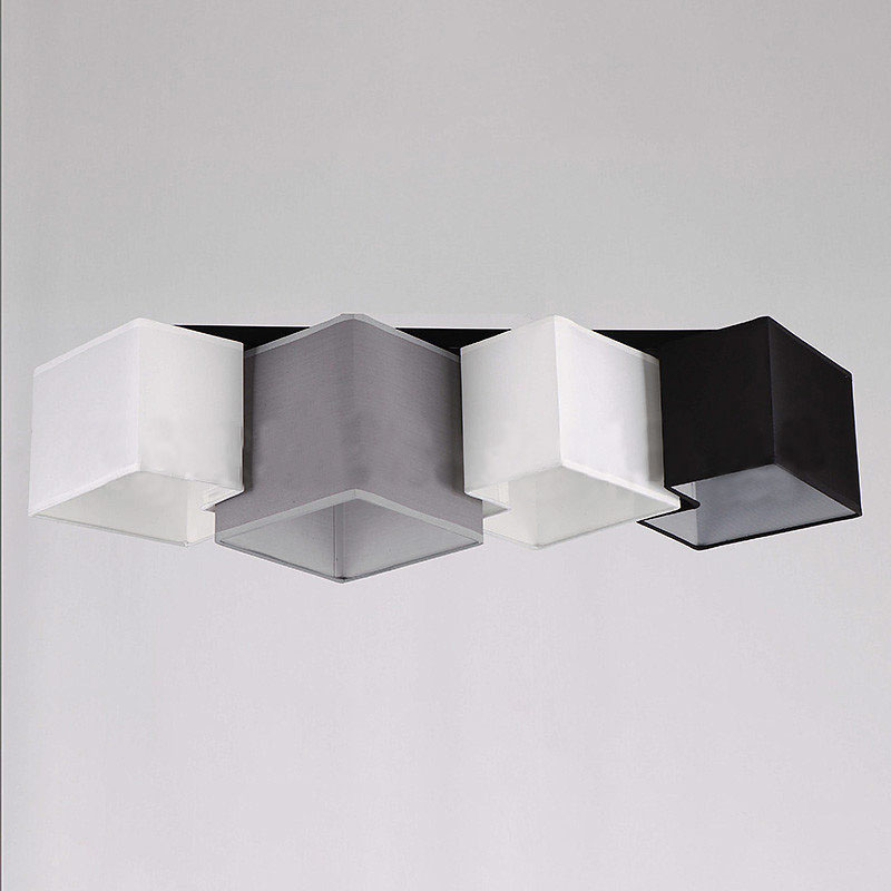 

Люстра потолочная с абажуром Svitlight 29-K051/4 BK N