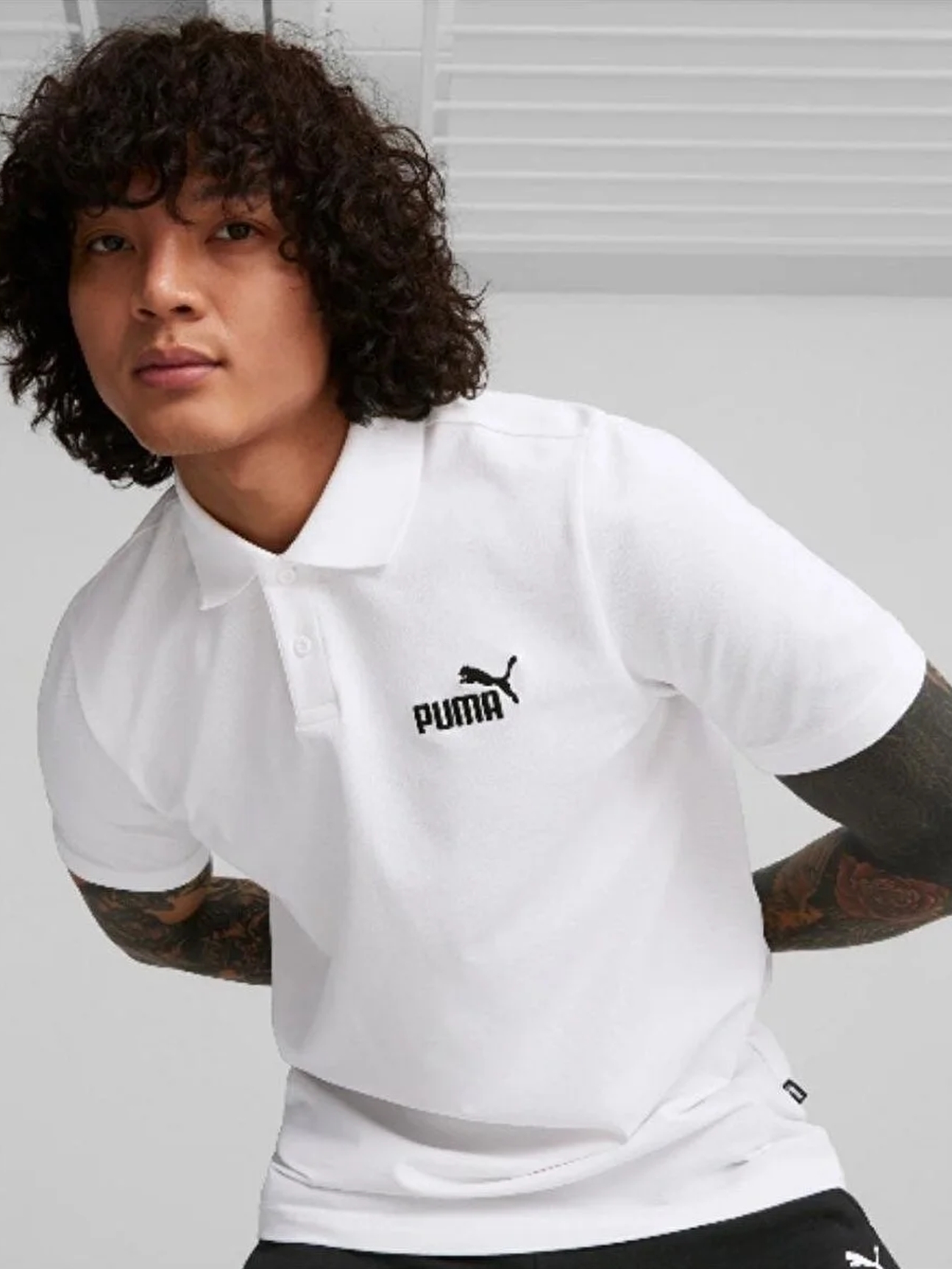 Puma black outlet polo