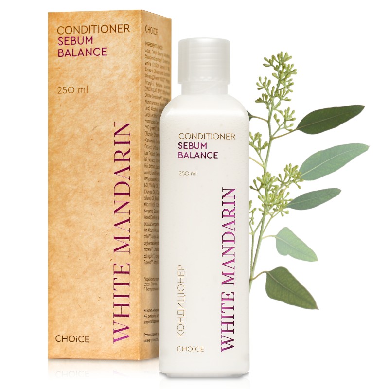 Натуральный кондиционер для жирных волос White Mandarin серия Sebum ...