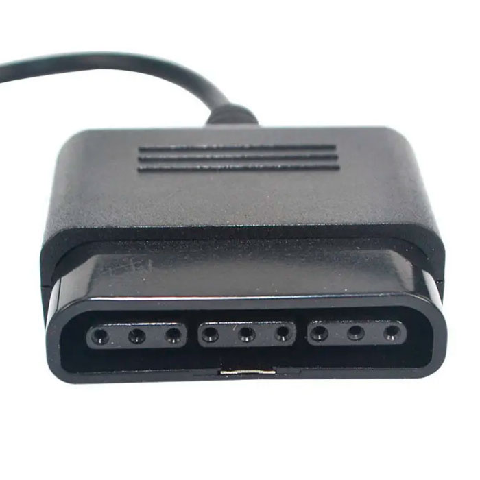 Переходник Megag USB - Playstation 2 (адаптер) USB 2.0 для PS3/PC Black Retail