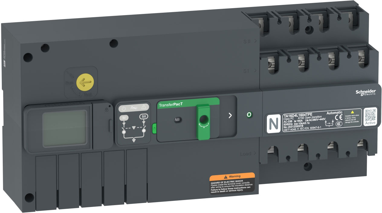 Автоматический ввод резерва Schneider Electric TransferPacT Active ...