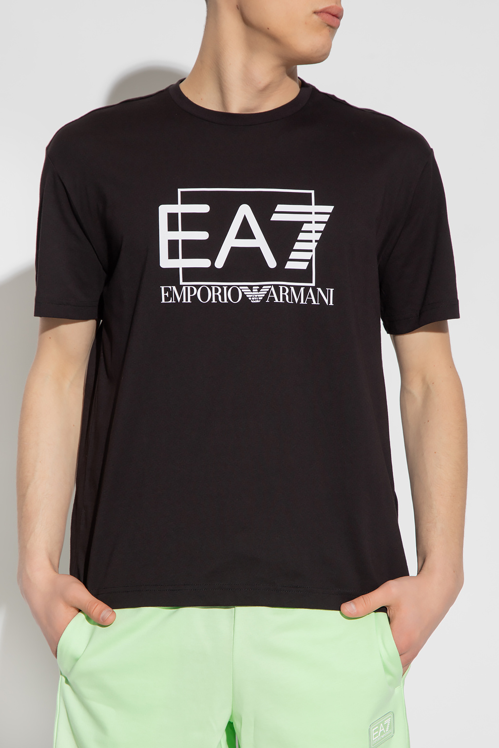 Акція на Футболка EA7 Train Visibility M Tee Loose M Black від Rozetka