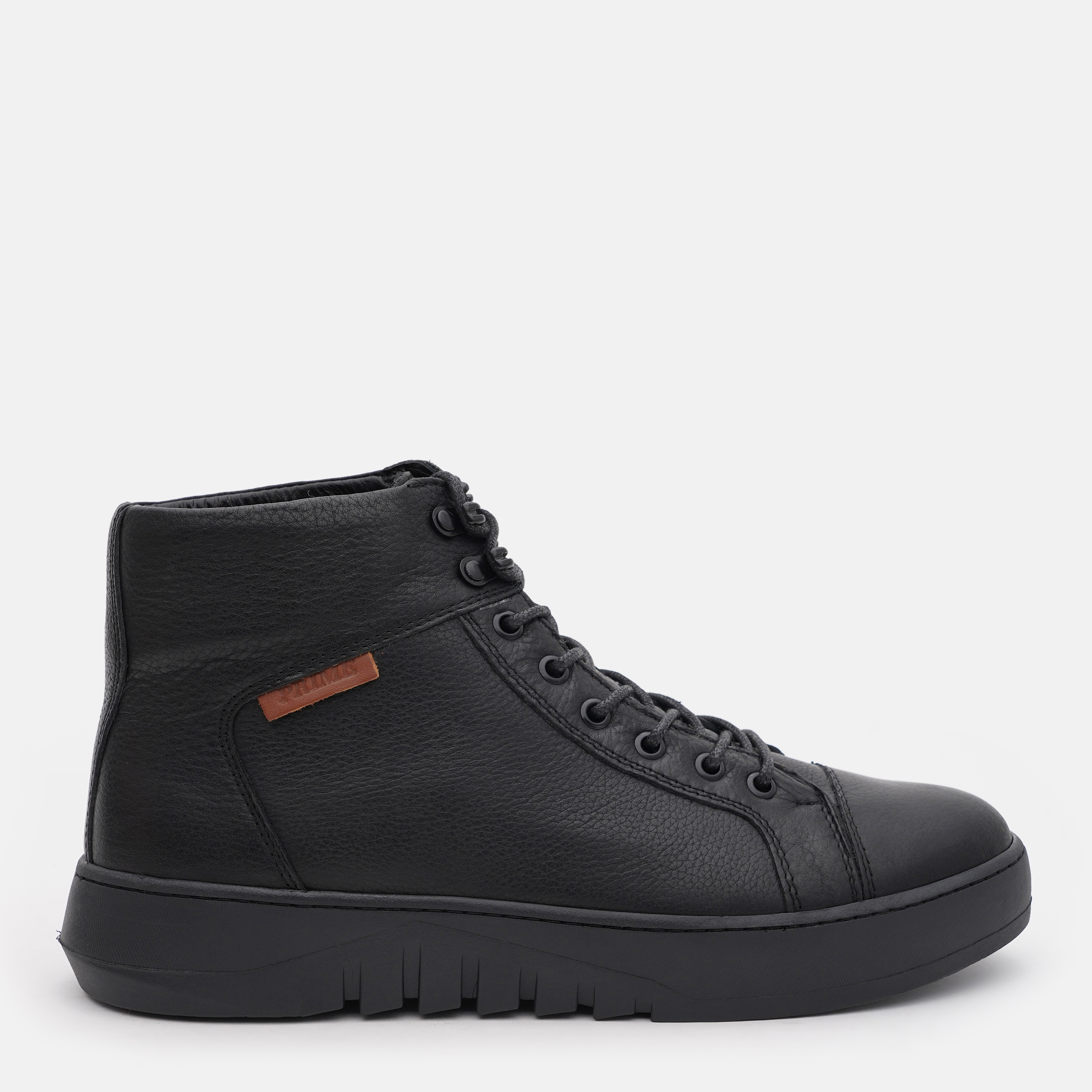 Акція на Чоловічі зимові черевики Prime Shoes 660 Black Leather 16-660-30113 43 28.5 Чорні від Rozetka