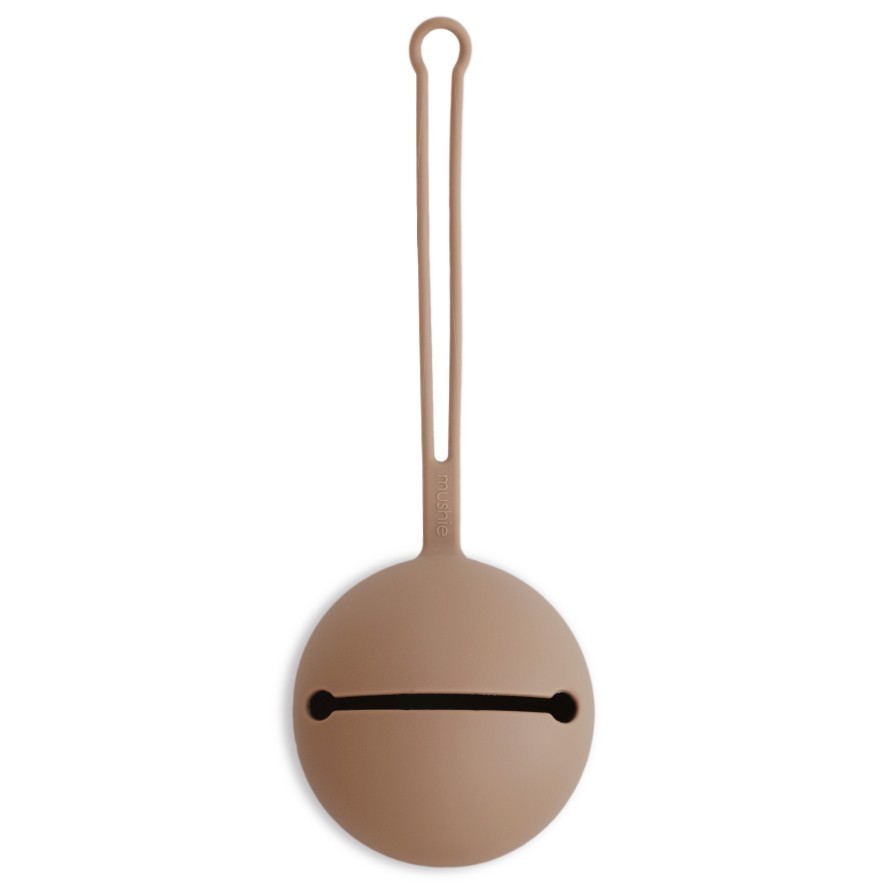 

Контейнер для соски Муші Mushie beige бежевый