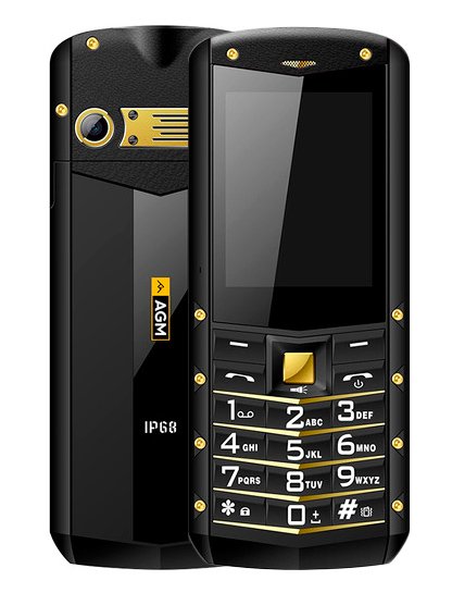 

Защищенный смартфон AGM M2 ip68 Black-gold