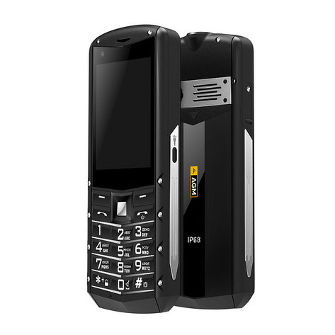 

Защищенный смартфон AGM M5 ip68 1/16gb black Русская клавиатура