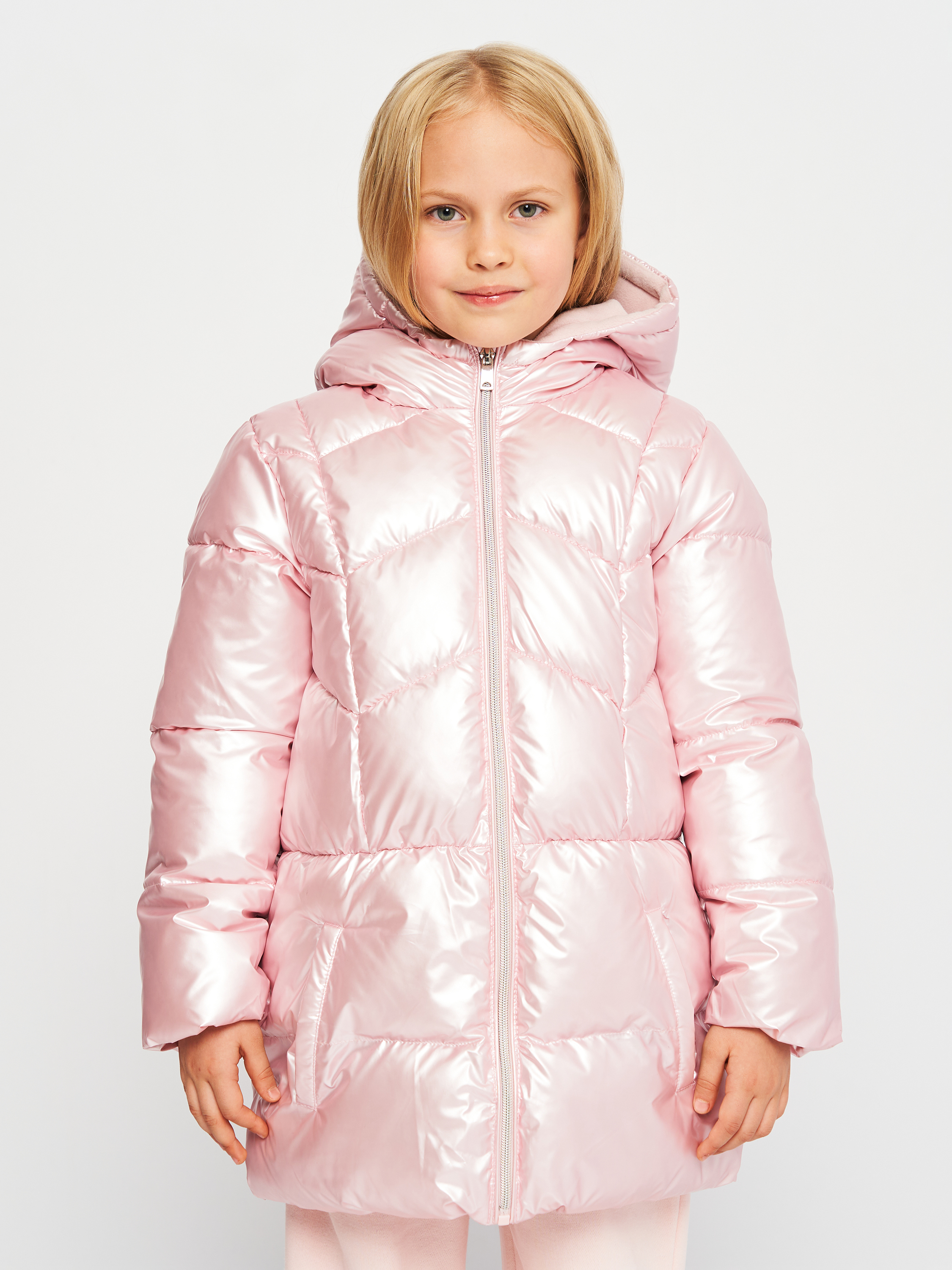 Акція на Підліткова зимова куртка для дівчинки Minoti 16coat 4 39809JNR 92-98 см Рожева від Rozetka