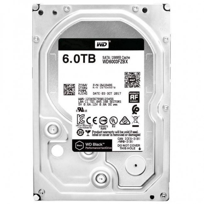 

Жесткий диск 3.5" 6TB Western Digital (WD6003FZBX)