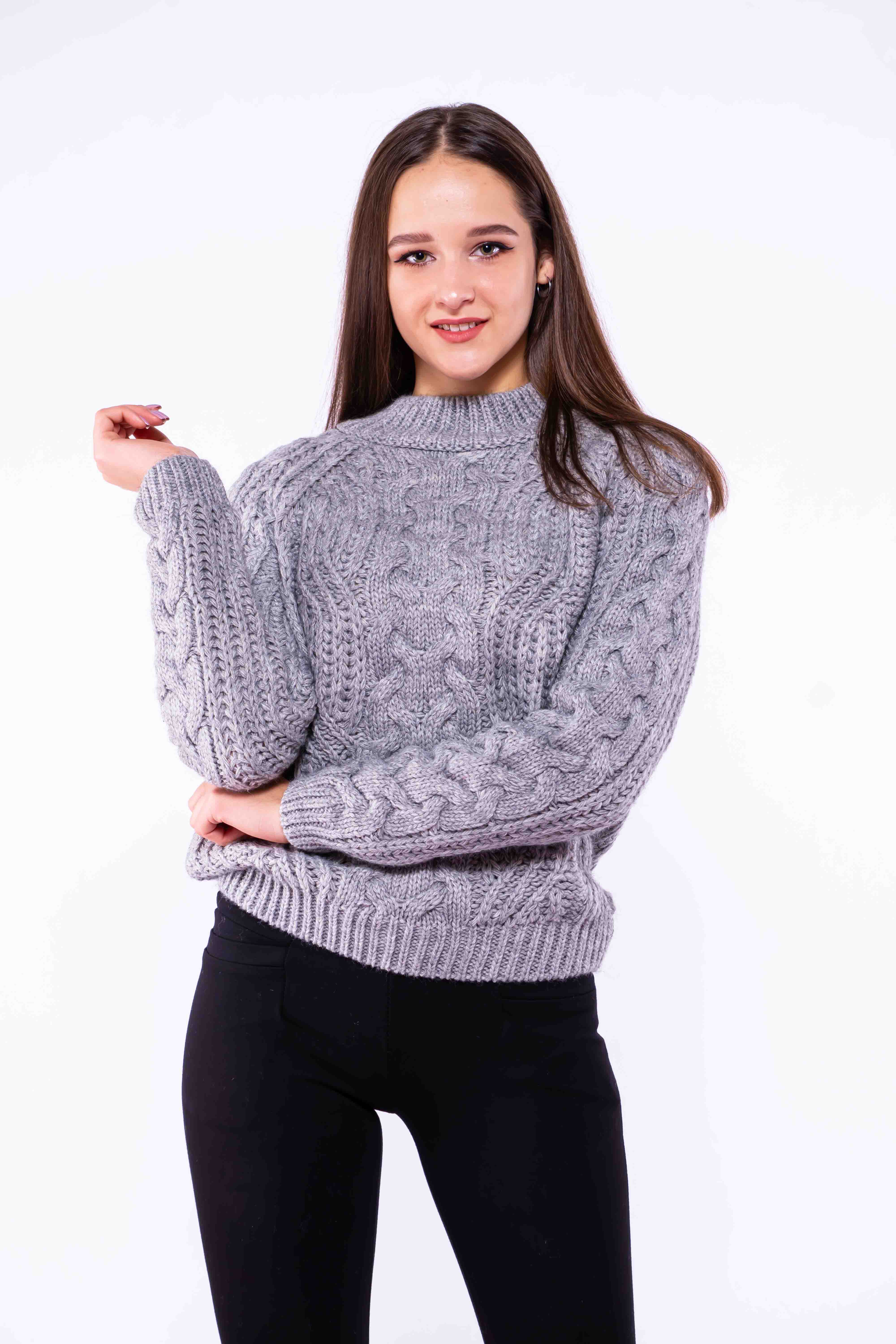 

Свитер вязанный Time of Style 32P4002 S/M Серый