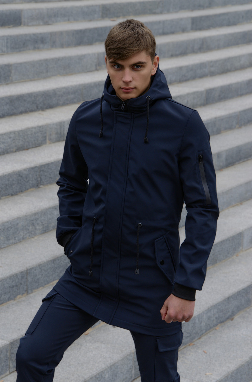 

Мужская демисезонная куртка Intruder Softshell V2.0 синяя, Мужская демисезонная куртка Intruder Softshell V2.0 синяя S