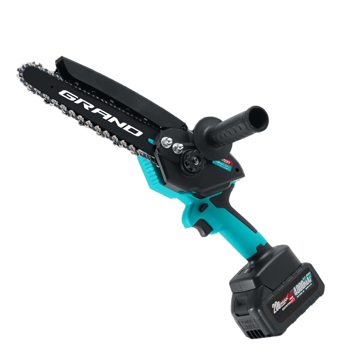 Акумуляторная цепная пила GRAND АПЦ-20V/8"-4 PRO(BRUSHLESS) – фото ...