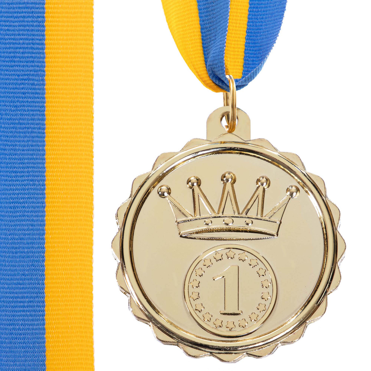 Медаль спортивная с лентой SP-Sport King 3178 диаметр 5см Gold – фото ...