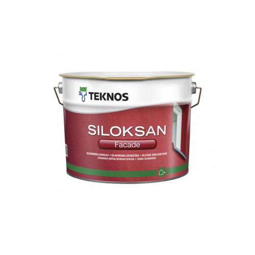 

Силоксановая фасадная краска Teknos Siloksan Facade матовая База3