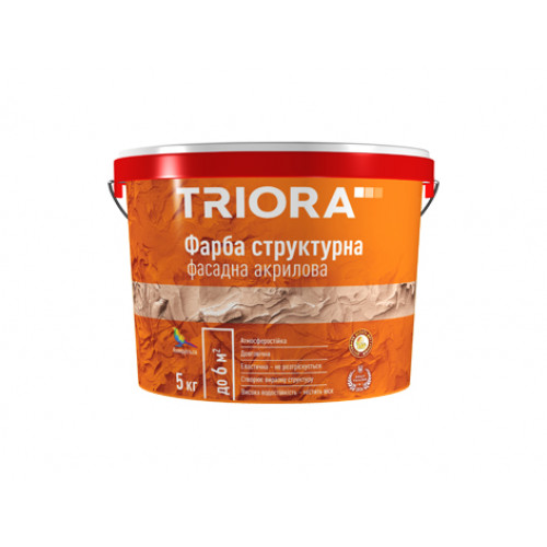 

Краска структурная фасадная акриловая Triora