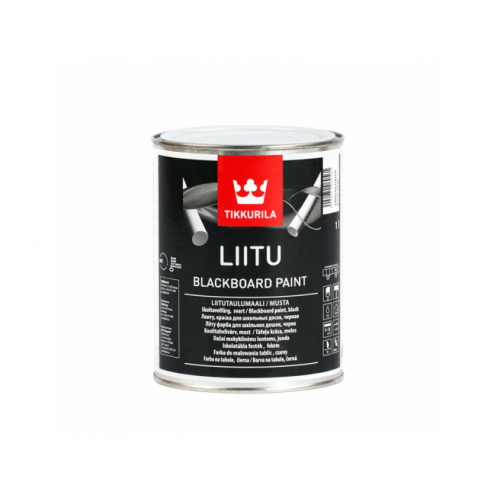 

Краска для школьных досок водорастворимая Лииту Tikkurila Liitu Black черная