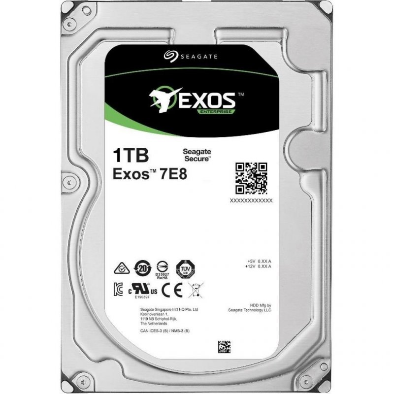 

Жесткий диск для сервера 3.5" 2TB SAS 256 MB 7200 rpm Exos 7E8 Seagate (ST2000NM004A)