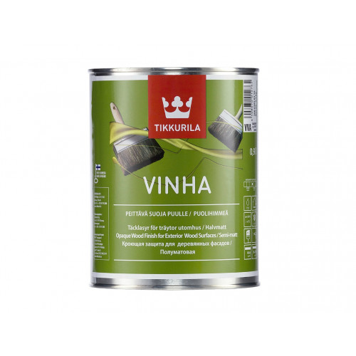 

Антисептик полуматовый Винха Tikkurila Vinha белый