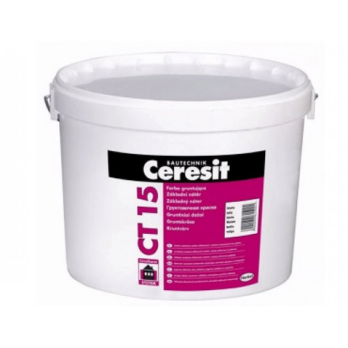 

Грунтующая краска силиконовая Ceresit CT 15 silicone