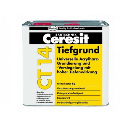 

Грунтовка глубокопроникающая Ceresit CT 14
