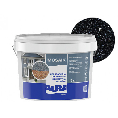 

Штукатурка декоративная силиконовая Aura Luxpro Mosaik мозаичная M10 S101