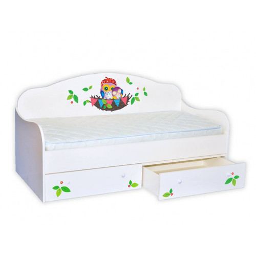 

Кроватка диванчик Совушки в гнезде 90х190 ДСП