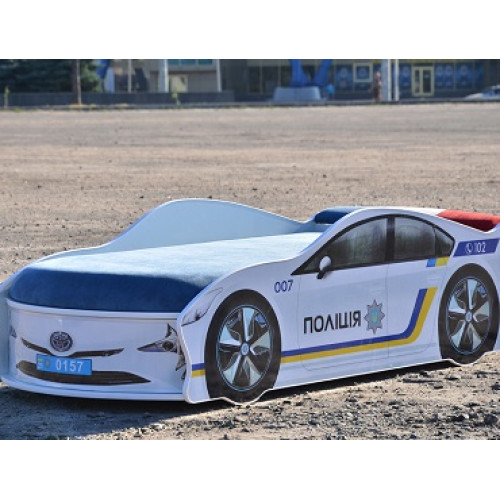 

Кровать машина Полиция Украина 80х180 с подъемным механизмом