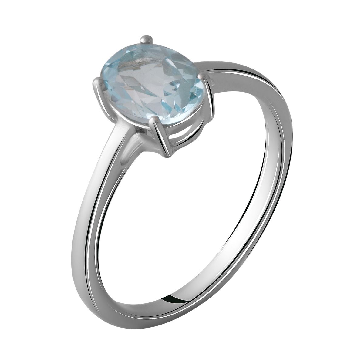 

Серебряное кольцо SilverLine с натуральным топазом 1.388ct 17 размер