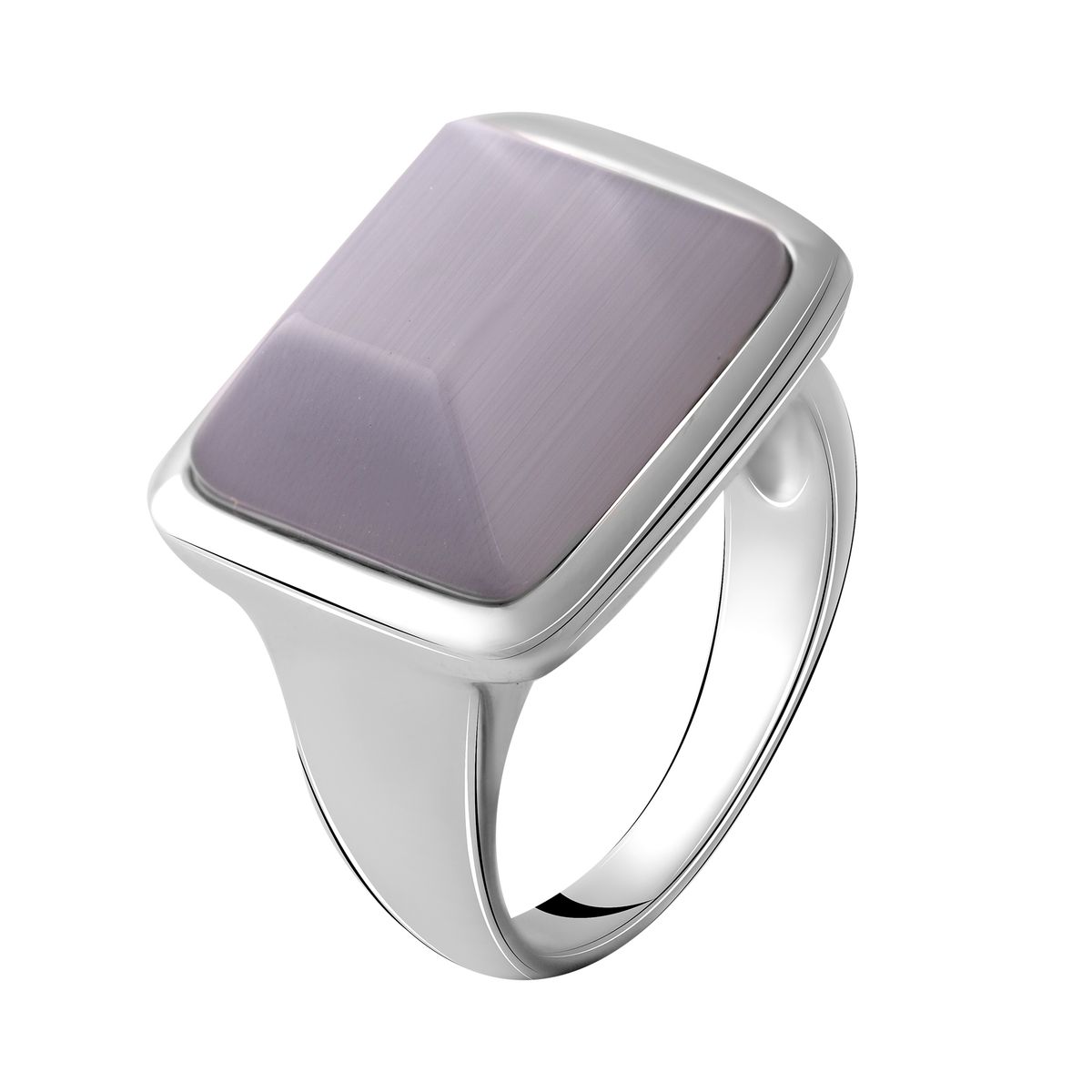 

Серебряное кольцо SilverLine с кошачьим глазом 17 размер