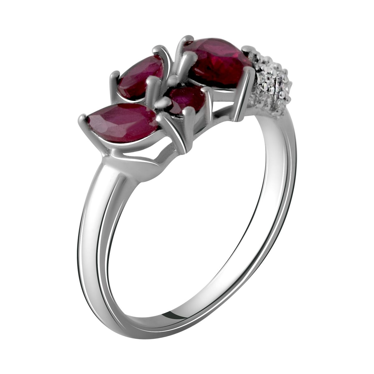 

Серебряное кольцо SilverLine с натуральным рубином 2.004ct 17.5 размер