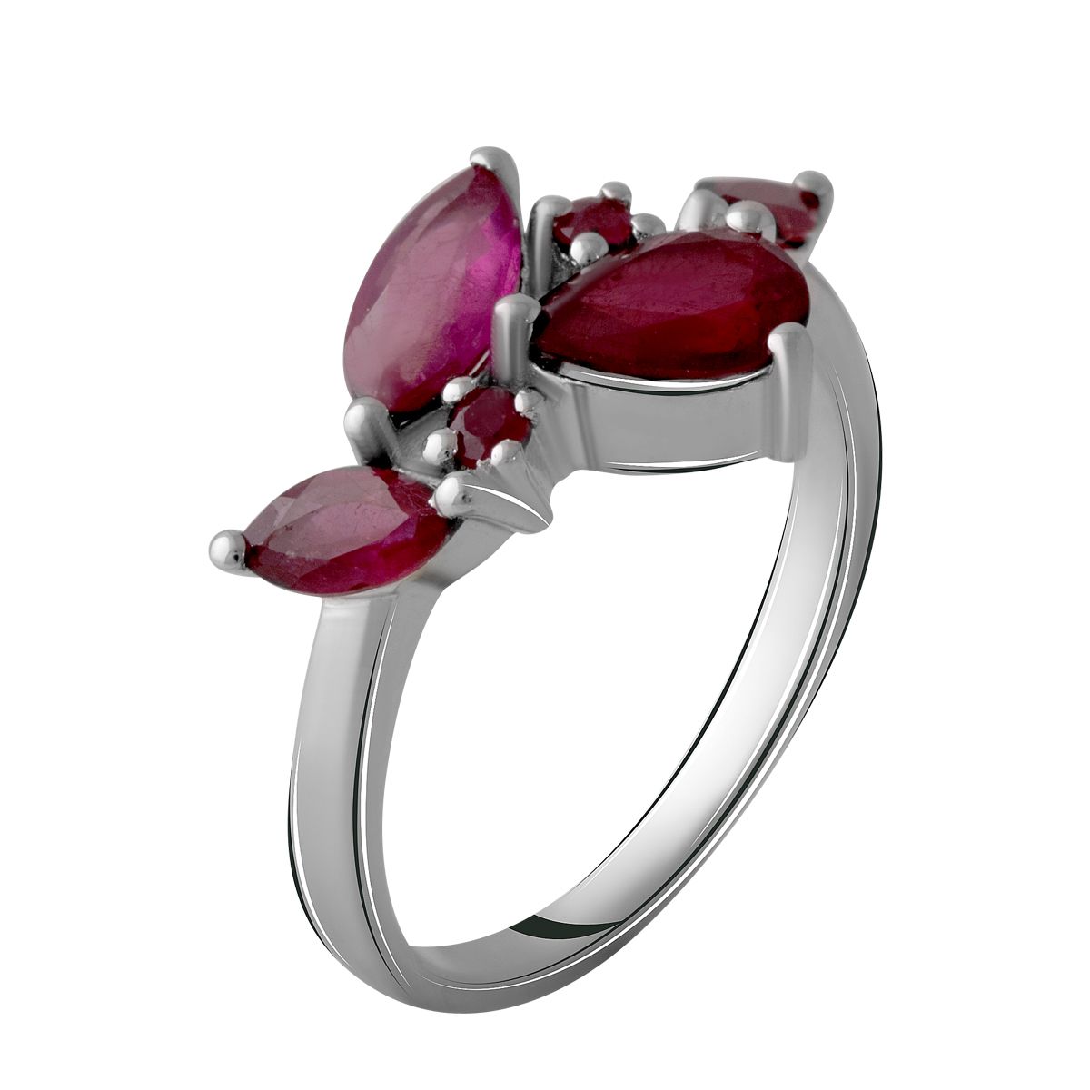 

Серебряное кольцо SilverLine с натуральным рубином 3.018ct 18 размер