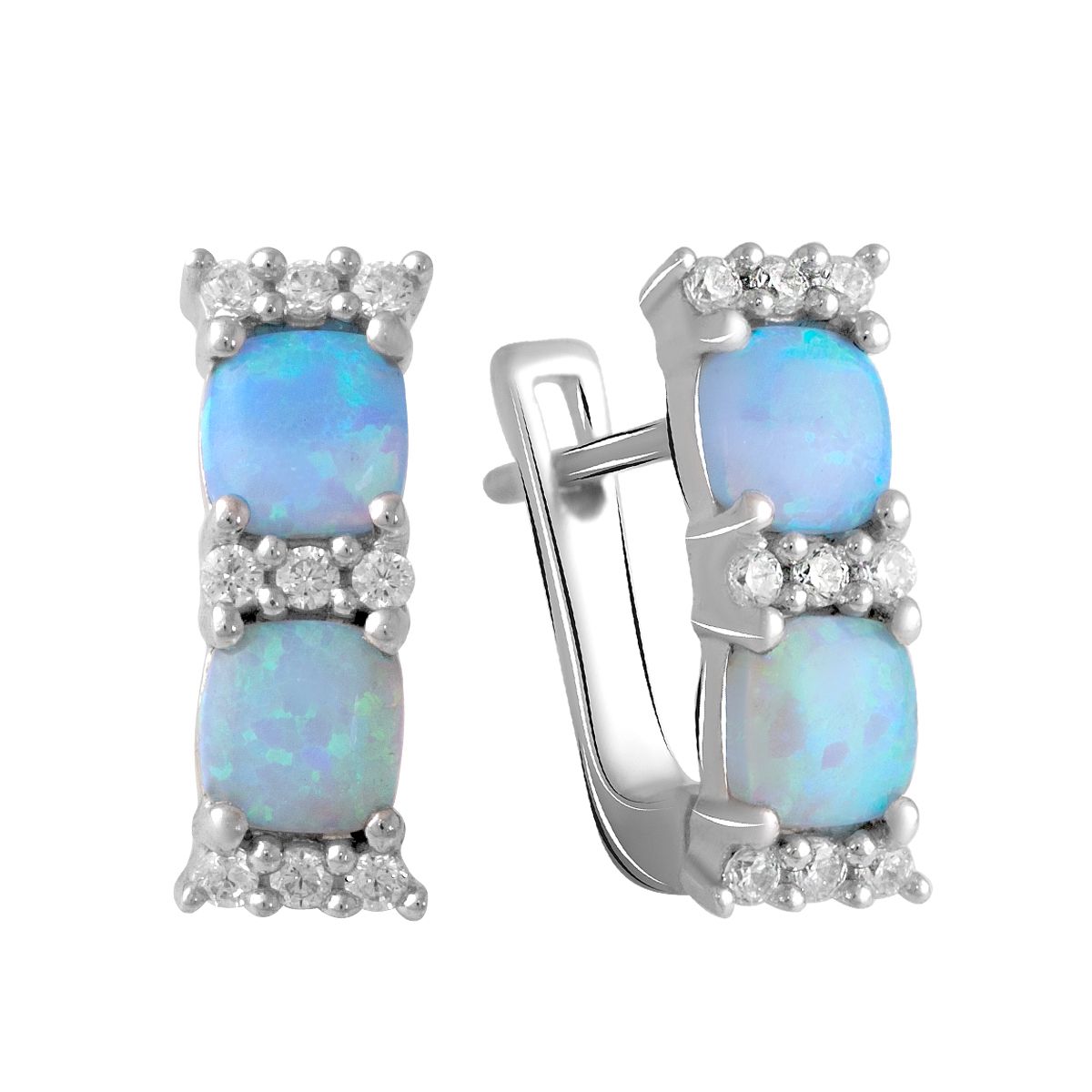

Серебряные серьги SilverLine с опалом 1.605ct